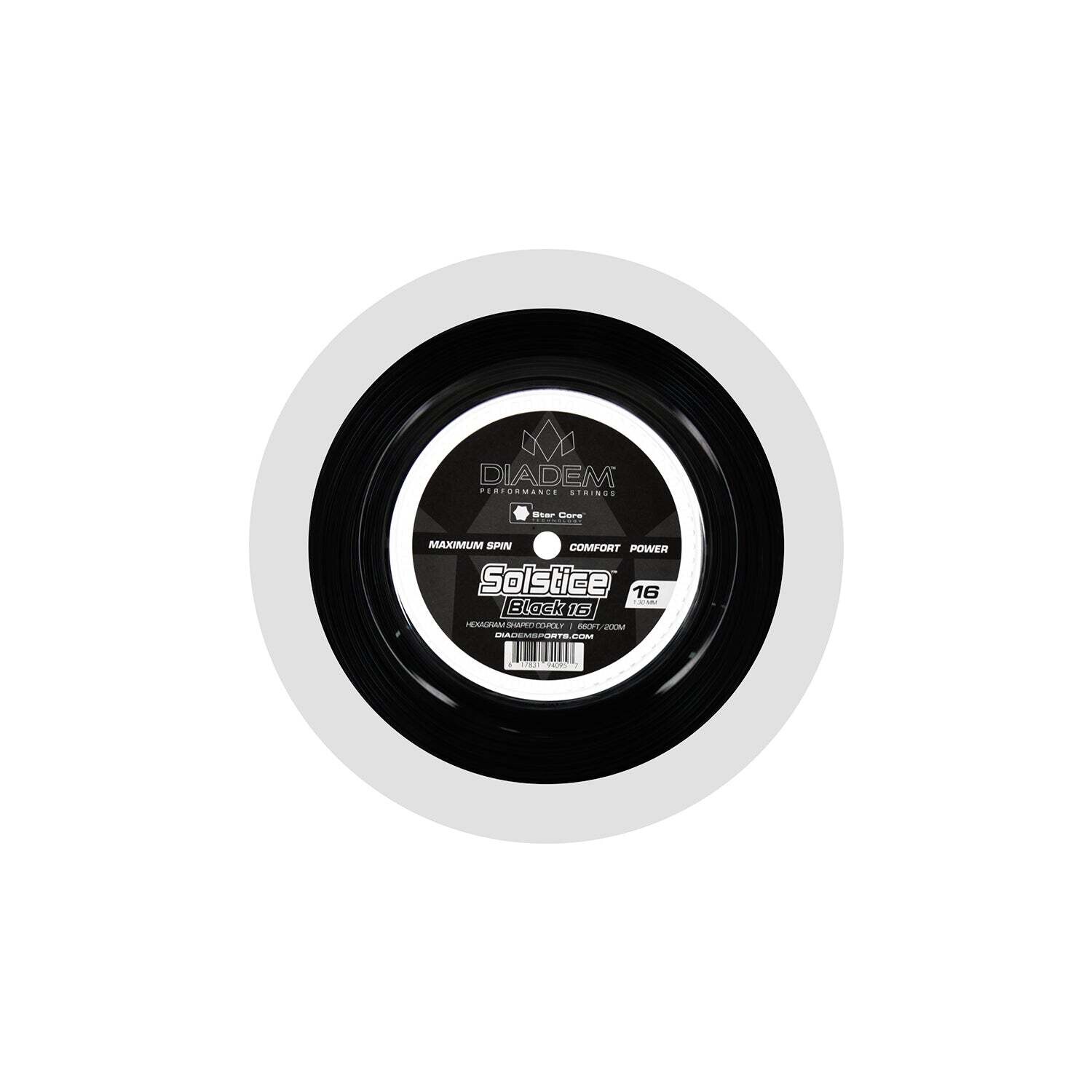 Diadem Solstice Power Black, Reel/Set: Reel, Gauge: 15L (1.35mm)