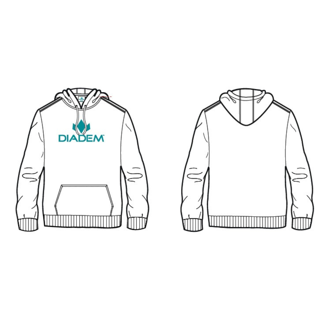 Diadem unisex logo hoody