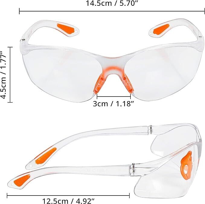 Kurtzy  Wrap Around Safety Glasses