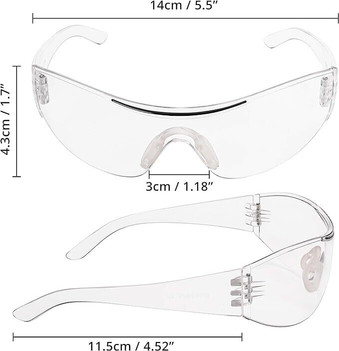 Kurtzy  Wrap Around Safety Glasses