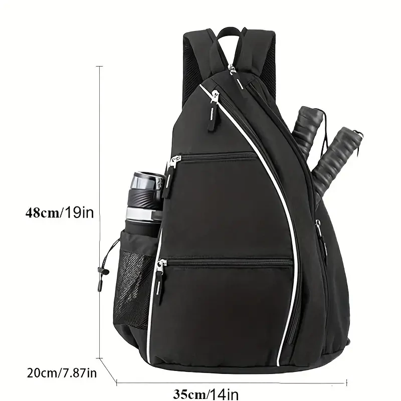 Pickleball/Padel racquet backpack - Black