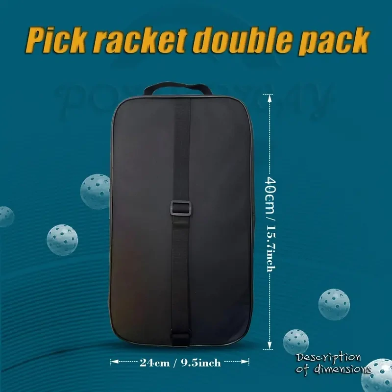 Pickleball  racquet Bag - Black