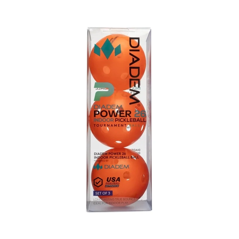 Diadem Premier Power Pickleball Indoor Ball 3-Pack