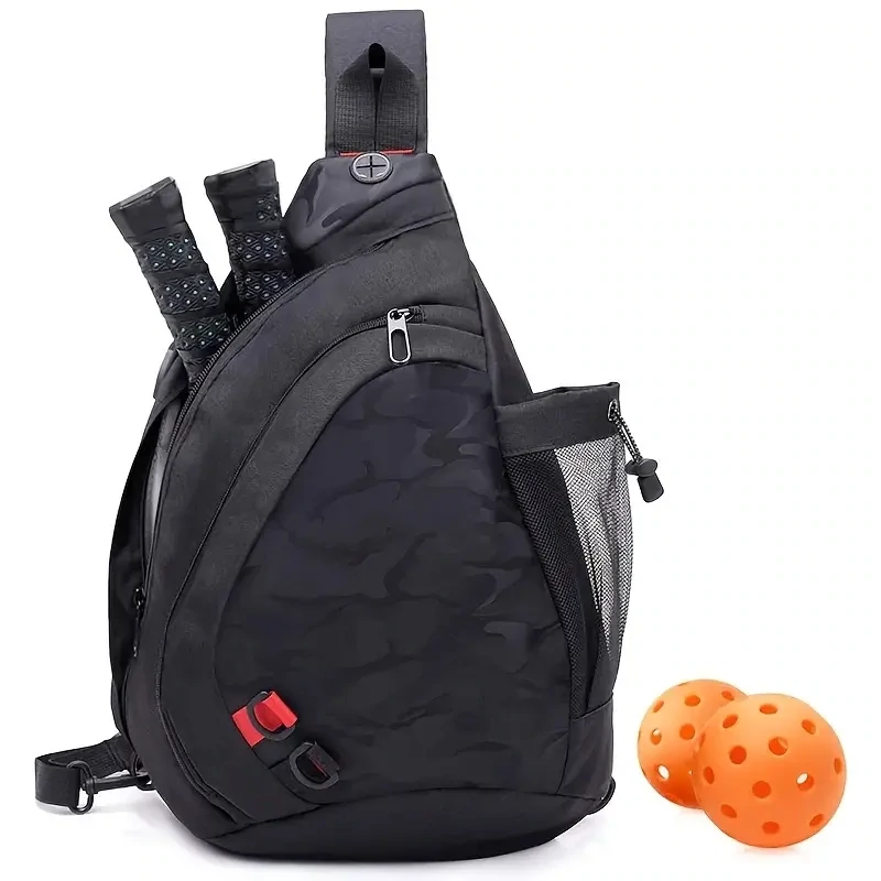 Pickleball/Padel racquet backpack - Black/Blue