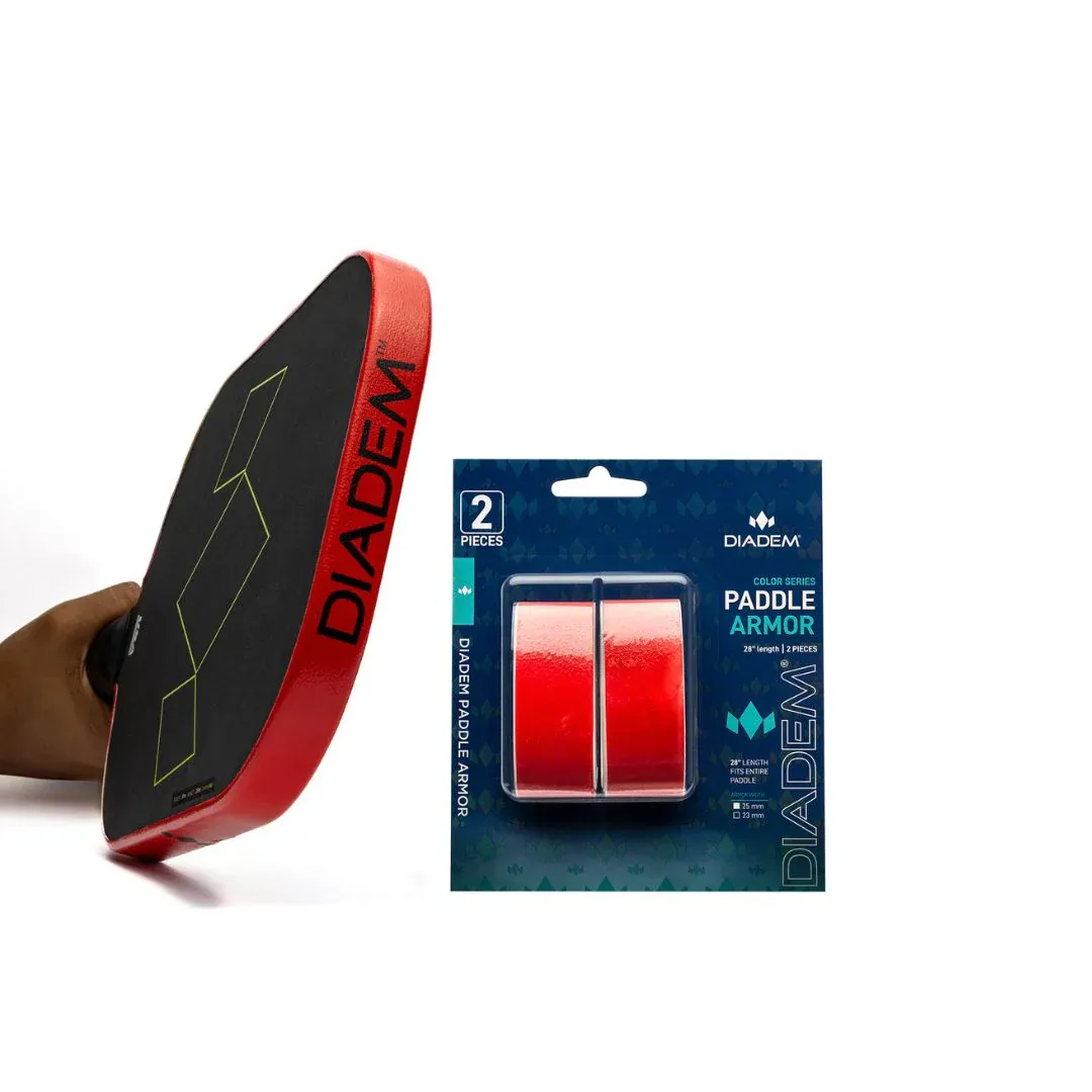 Diadem Warrior V2 Paddle Edge Tape 2pc. - Red