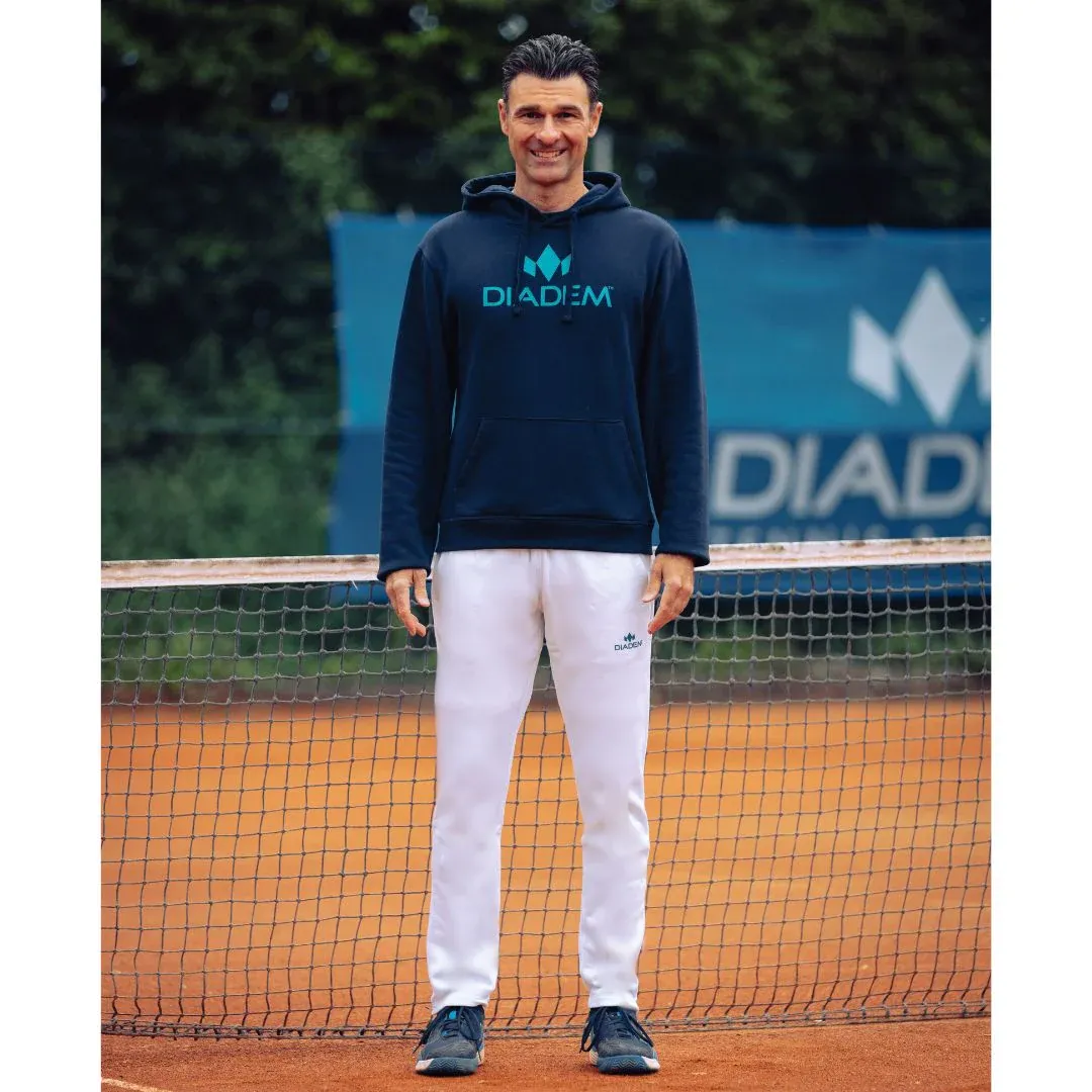 Diadem Men's Logo Sweatpants - white/Teal