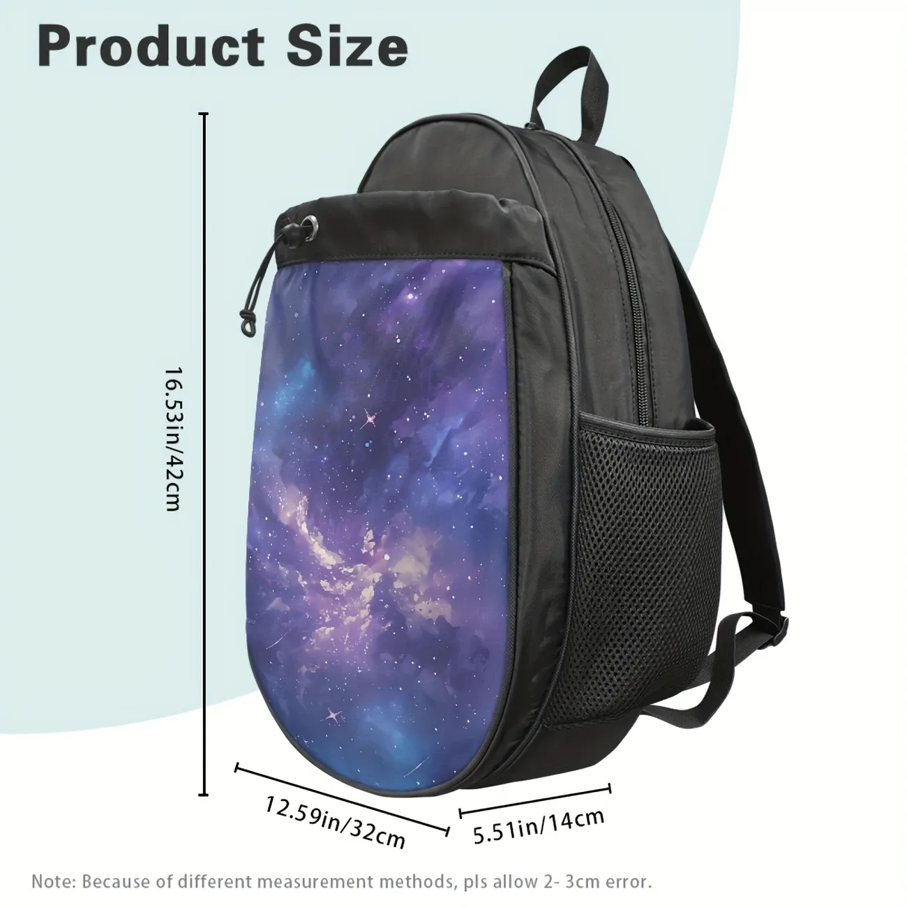 Pickleball Galaxy Print backpack