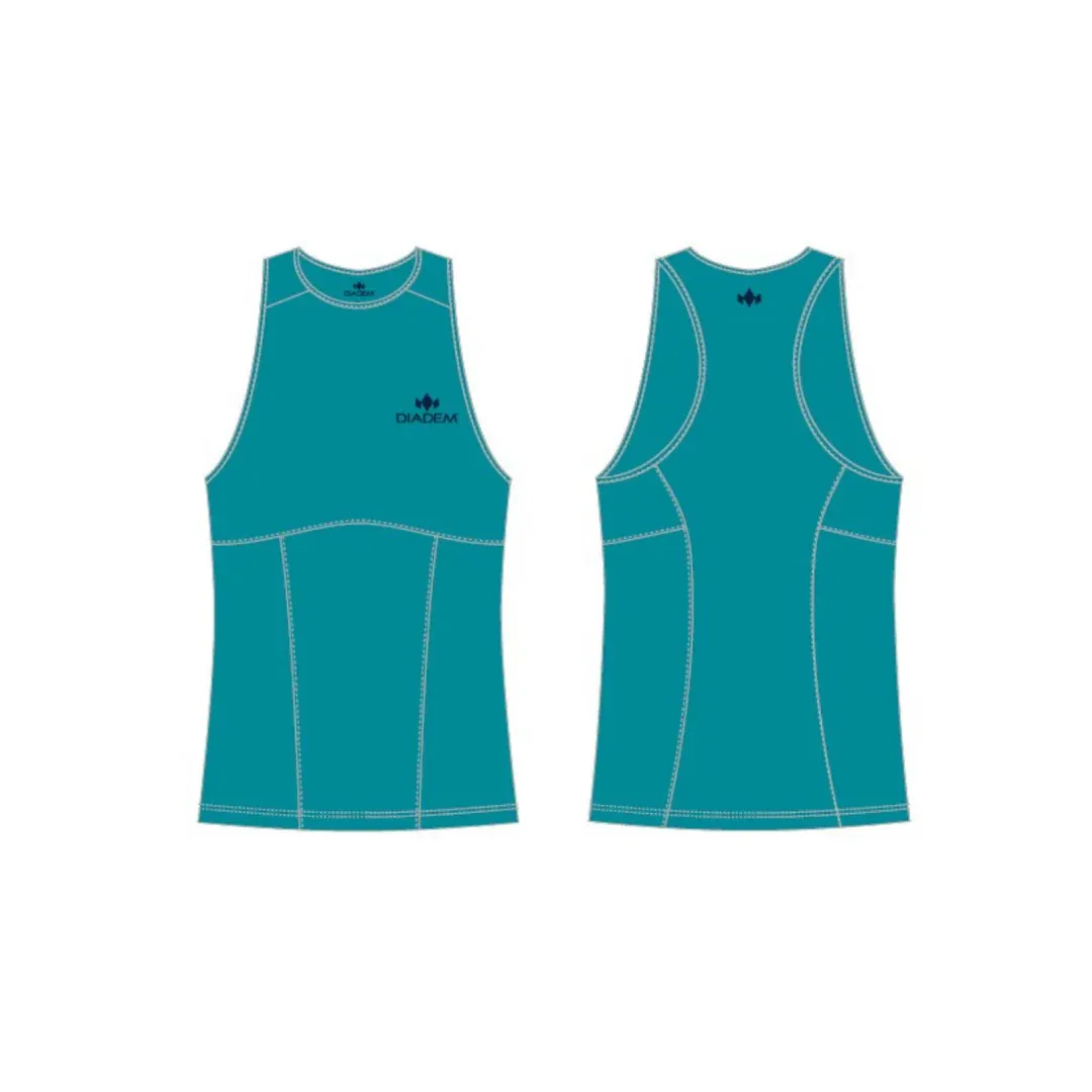 Diadem women&#39;s team tank, Size: XS, Colour: Teal/Navy
