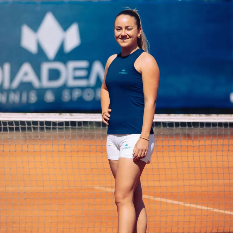 Diadem Women's Team Shorts - White/Teal - XS