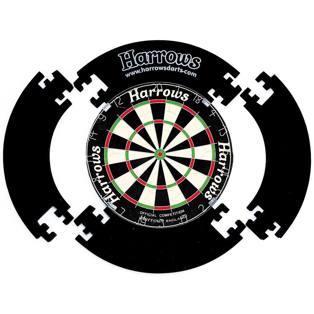 Harrows 4 Piece Dartboard Surround (Black)