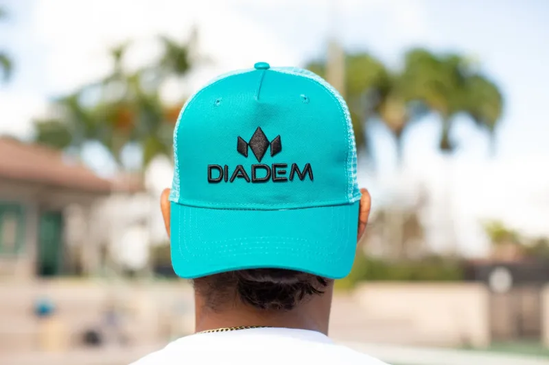 Diadem Snapback Trucker Hat Black/Khaki