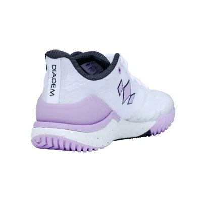 WOMEN'S COURT BURST White-Purple AC UK 8.5/EU42