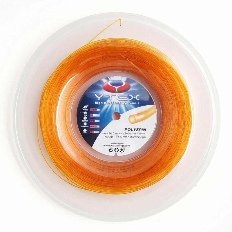 Ytex Polyspin Honey set strings 17/1.23mm gauge
