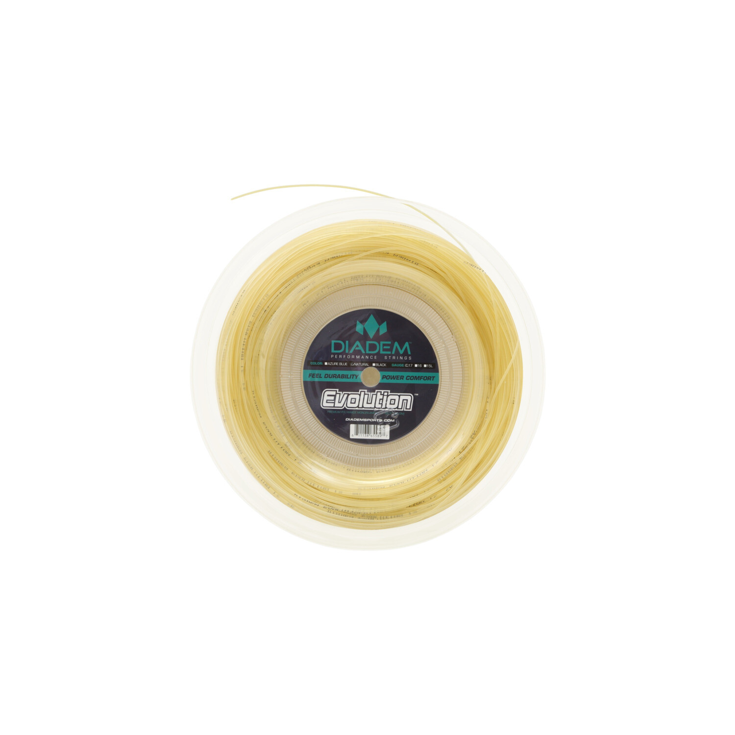 Diadem Evolution Natural, Reel/Set: Reel, Gauge: 15L (1.35mm), Colour: Natural