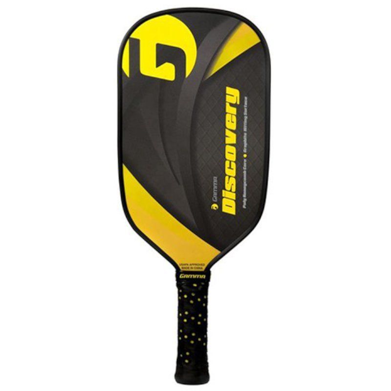 Gamma Pickleball Paddle Discovery Black/Yellow - Ex demo