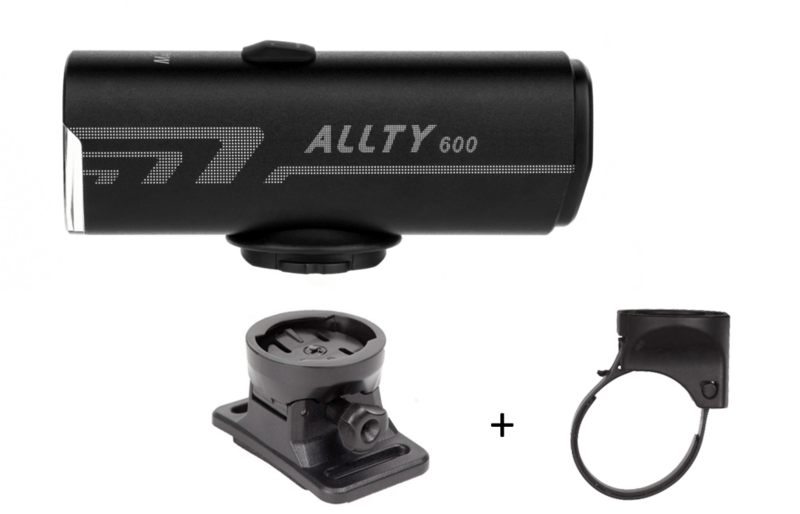 ALLTY 600 USB-C Helmlampe mit 2 Halter ALLTY 600 USB-C Helmlampe mit 2 Halter