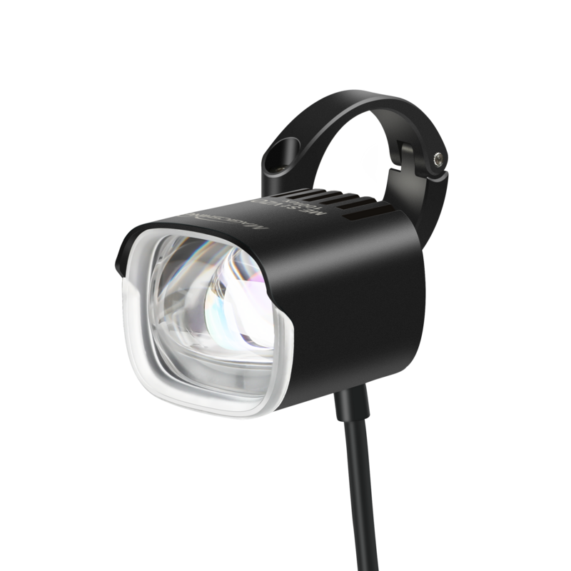 ME StVZO 100 LUX Fahrradlampe zum Direktanschluß an das E-Bike (Grundset ohne Powerbank)