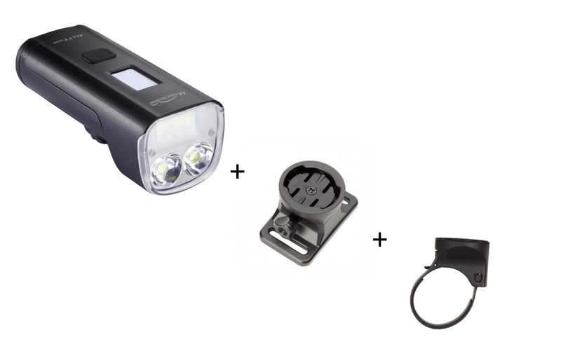 ALLTY 2500S USB-C Helmlampe mit 2 Halter