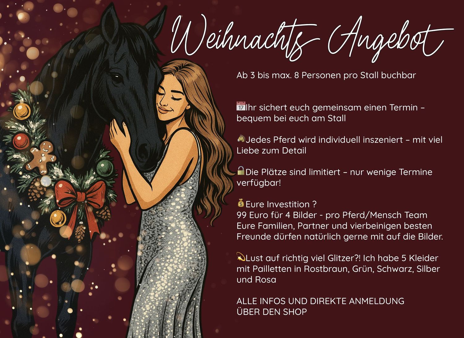 Weihnachtskranzshooting