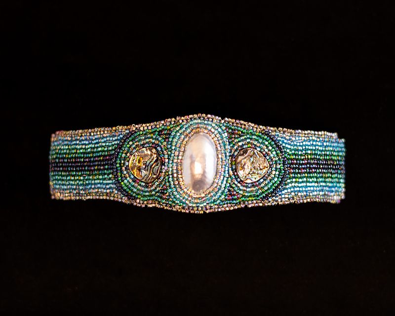 Beaded Bracelet with Stones