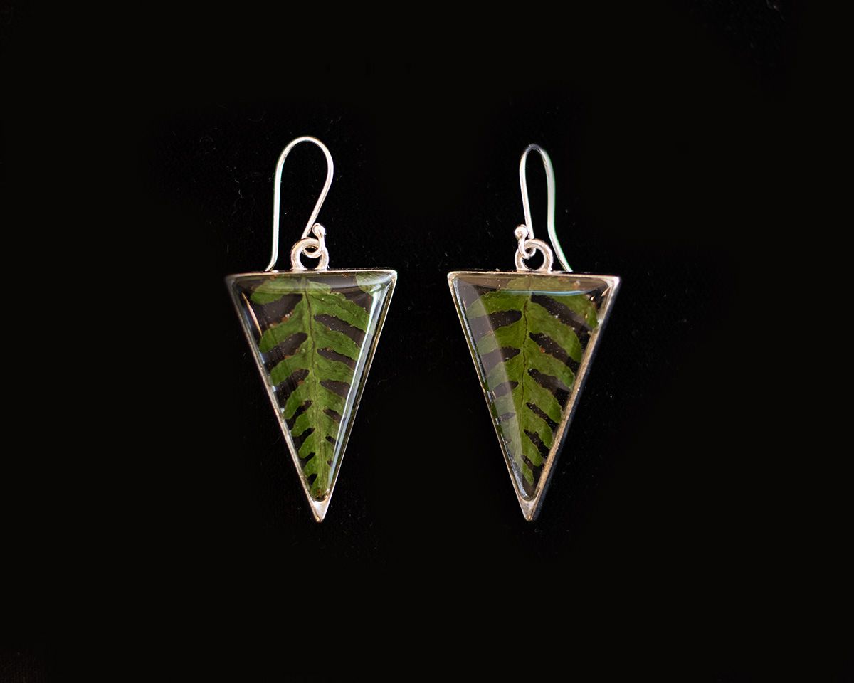 Fern Dangly Earrings
