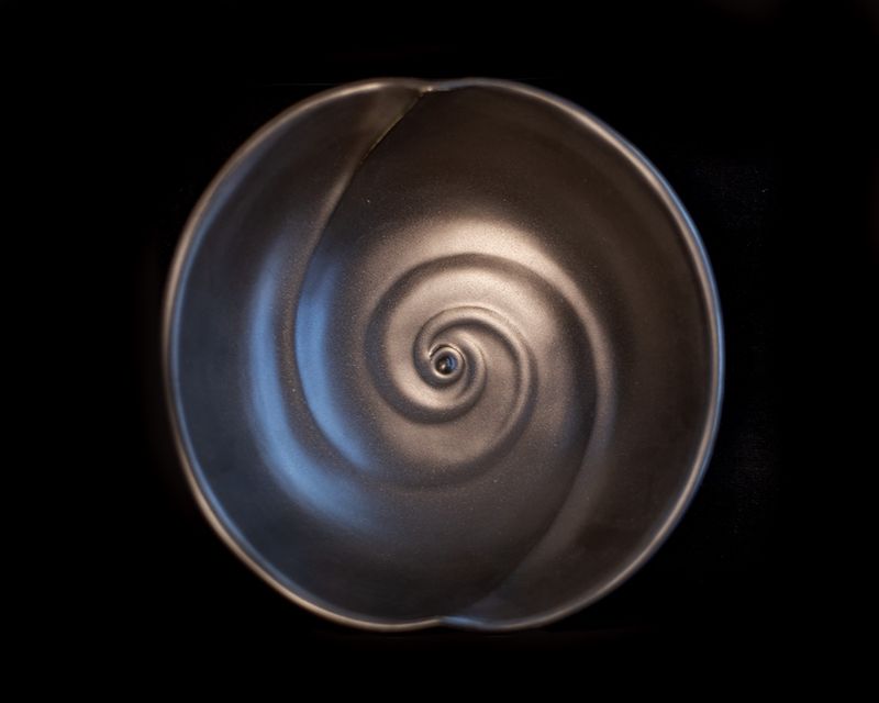 Black Swirl Bowl