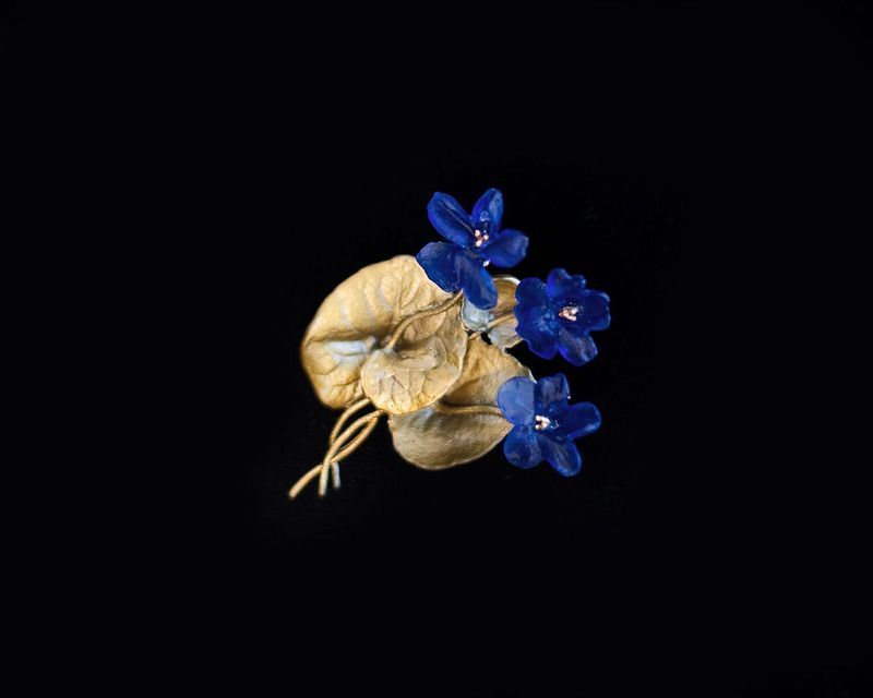 Wild Violet Brooch