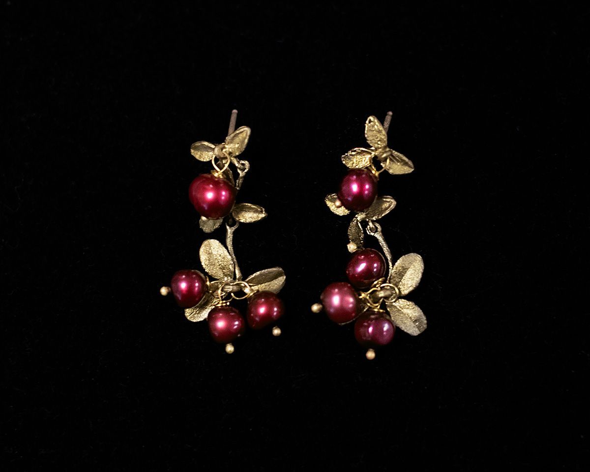 Cranberry Earrings