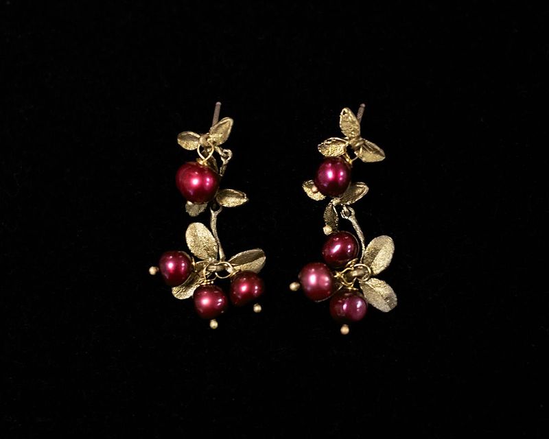 Cranberry Earrings