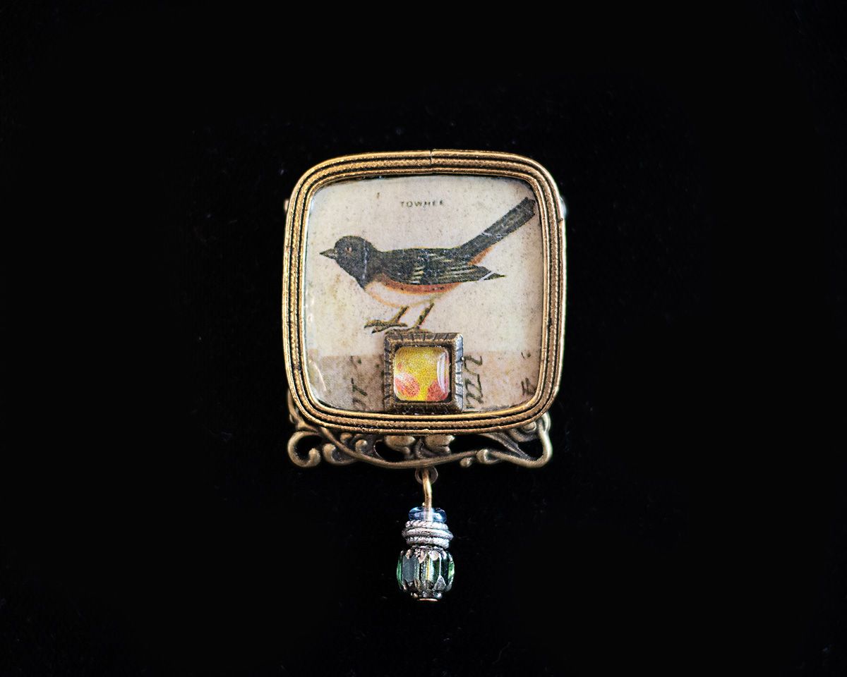 Vintage Robin Pin