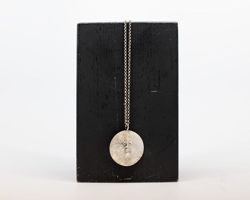 Sterling Silver Moon Pendant