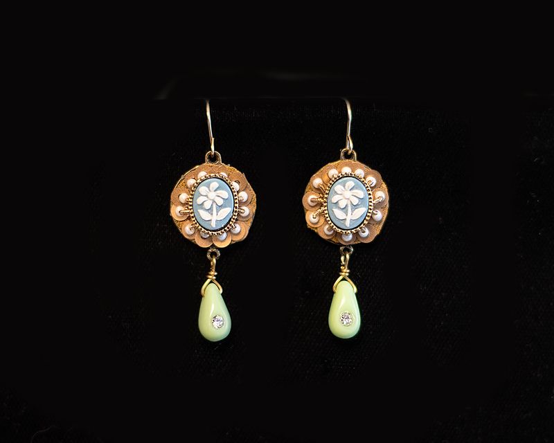 Blossom in Blue Earring