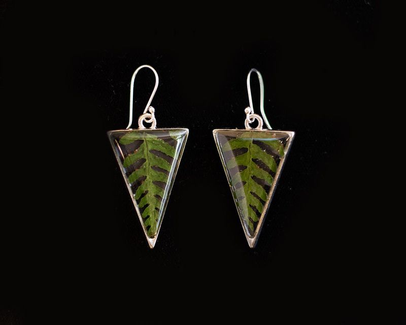 Fern Dangly Earrings