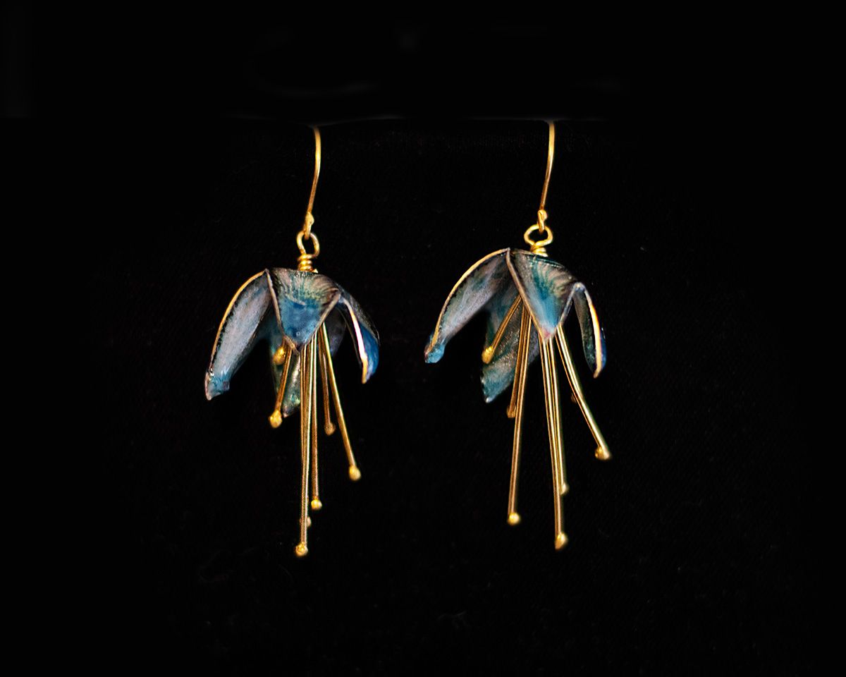 Large Fushia Earring