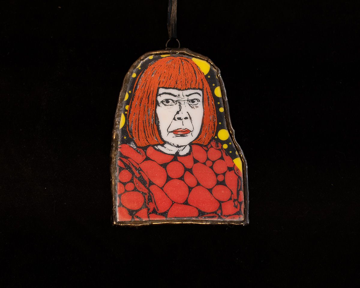 Yayoi Kusama Glass Art
