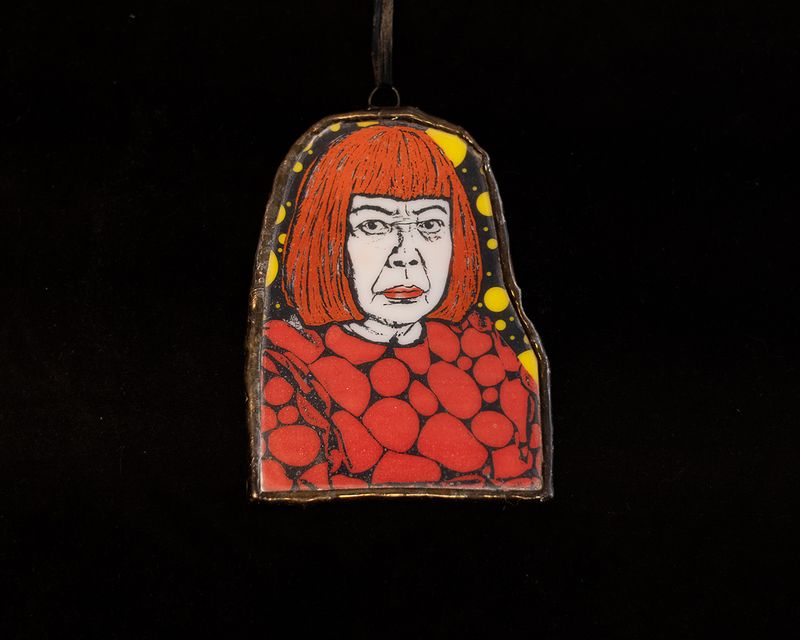 Yayoi Kusama Glass Art