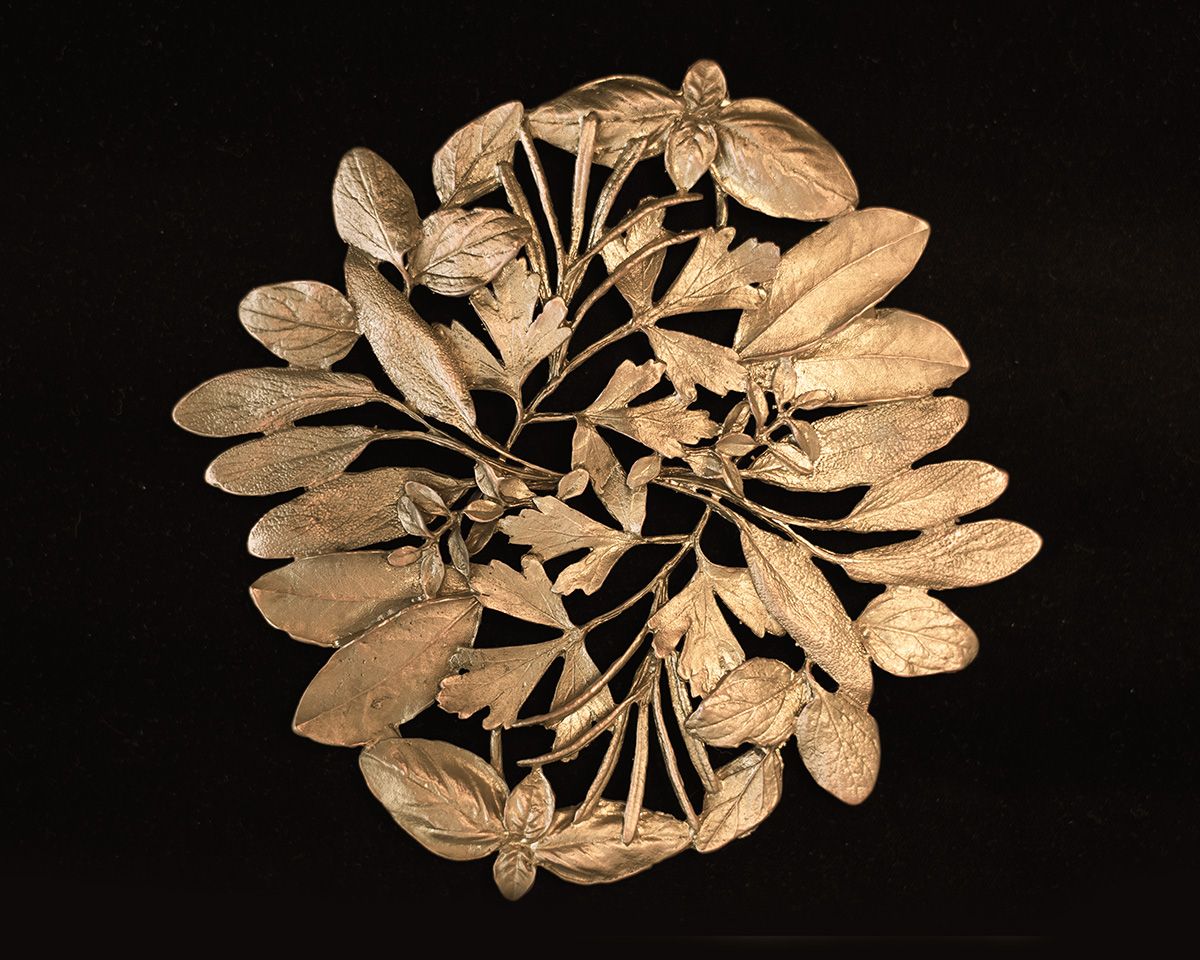 Bronze Herb Trivet
