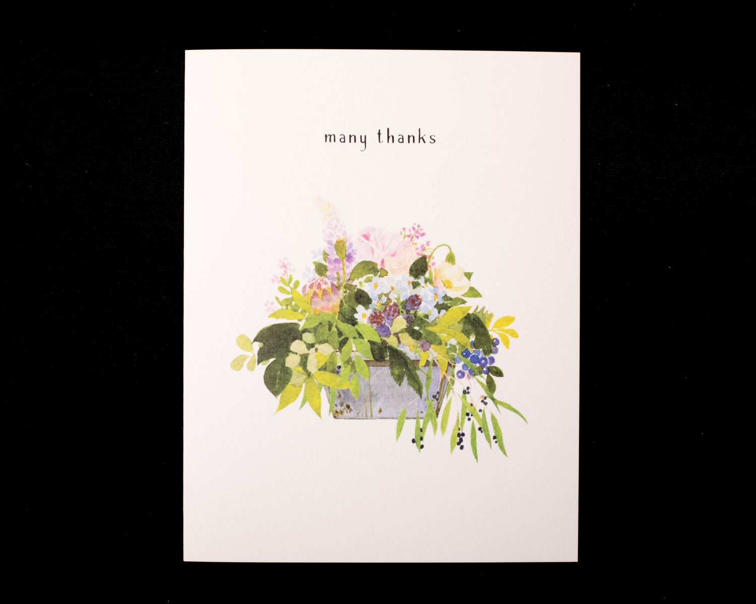 Thank You Floral Card