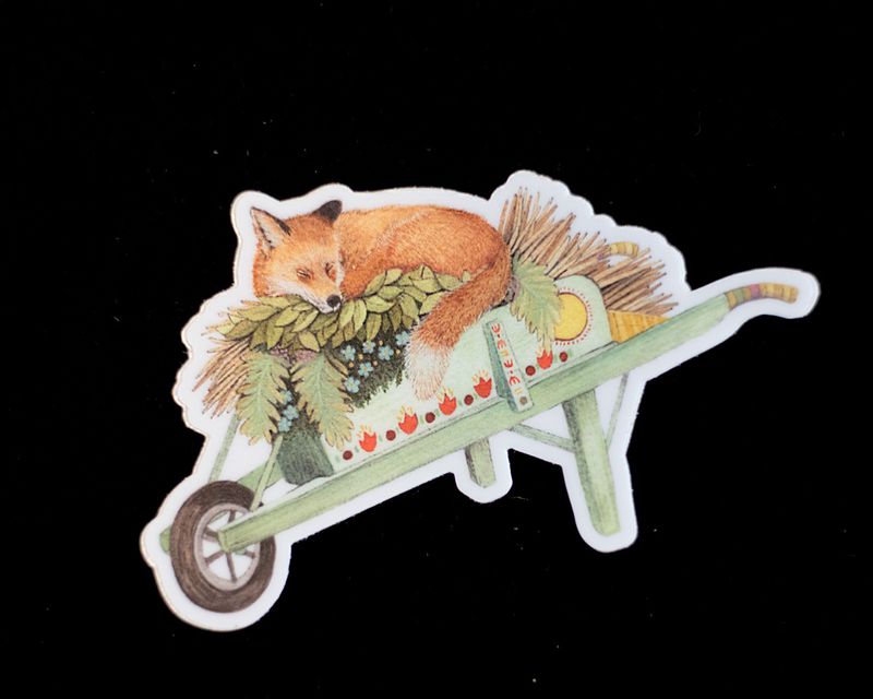 Wheelbarrow Sticker