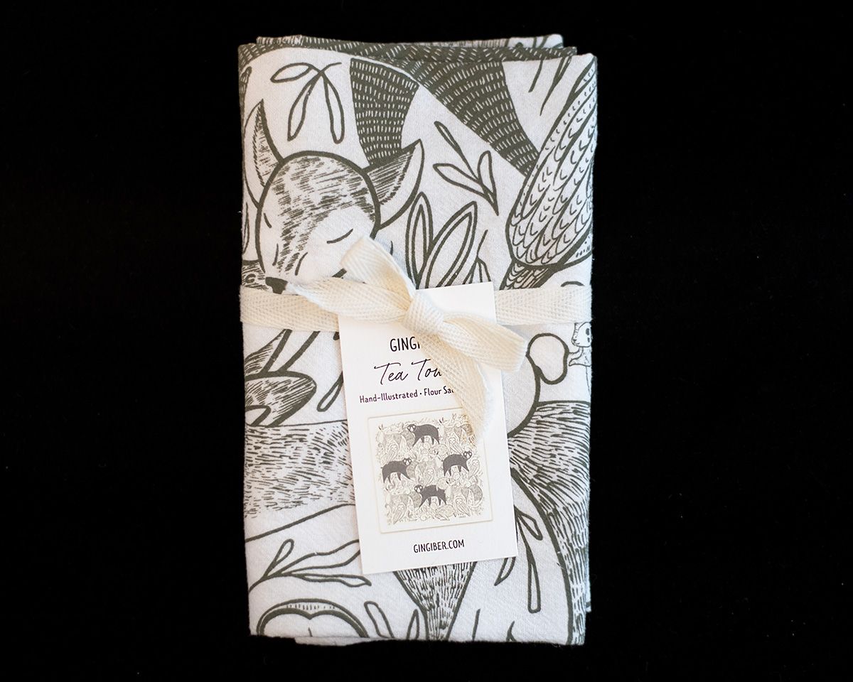 Woodland Wonder Tea  Towel