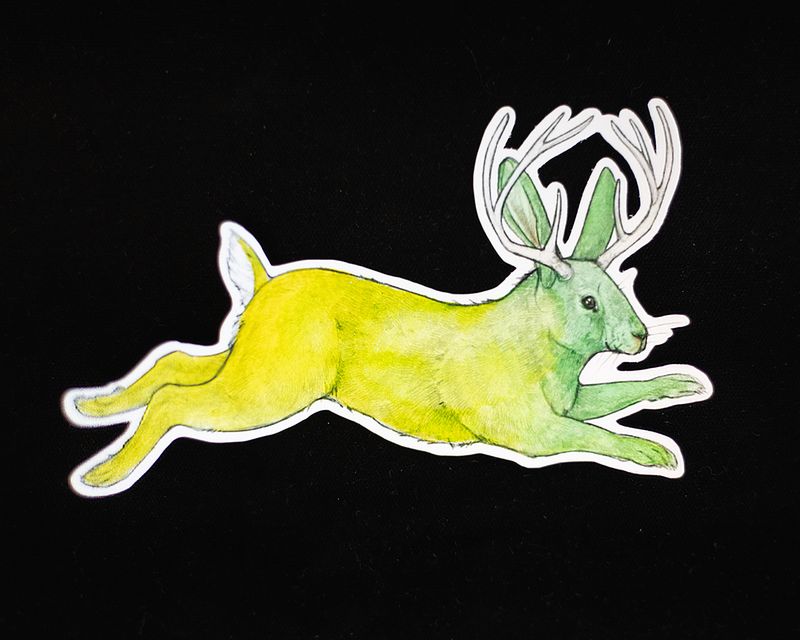 Jackalope Sticker