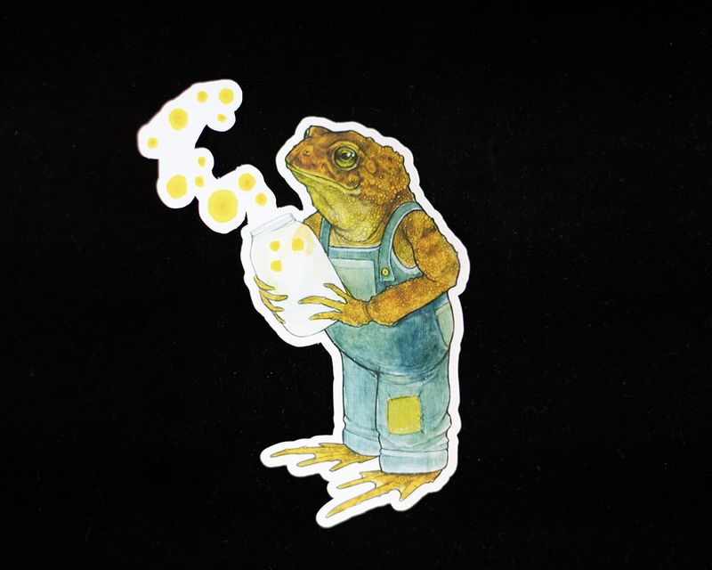 Toad Firefly Sticker
