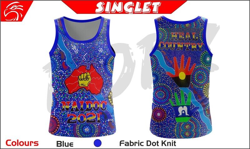 HEAL COUNTRY SINGLET