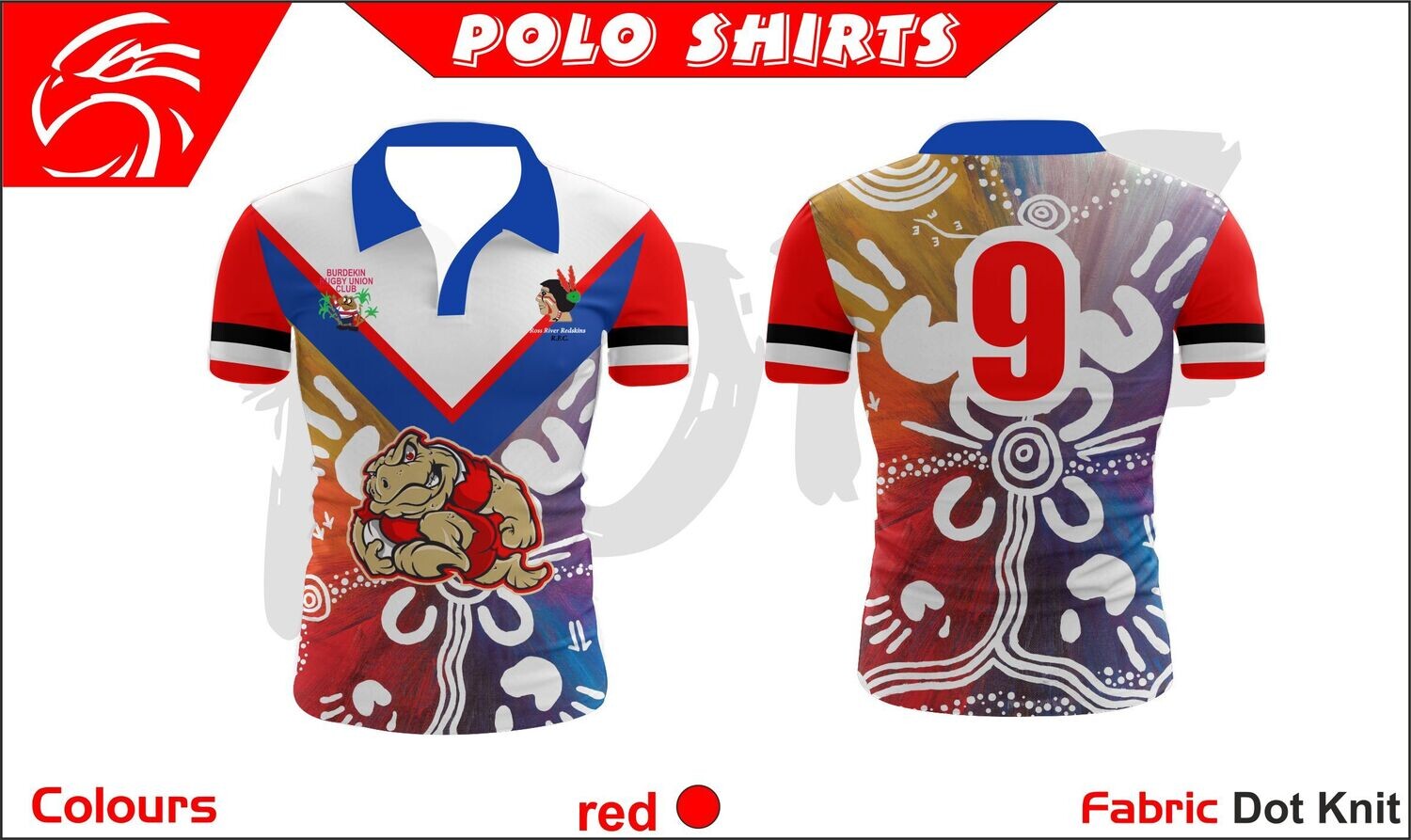 BURDEKIN REDSKINS POLO