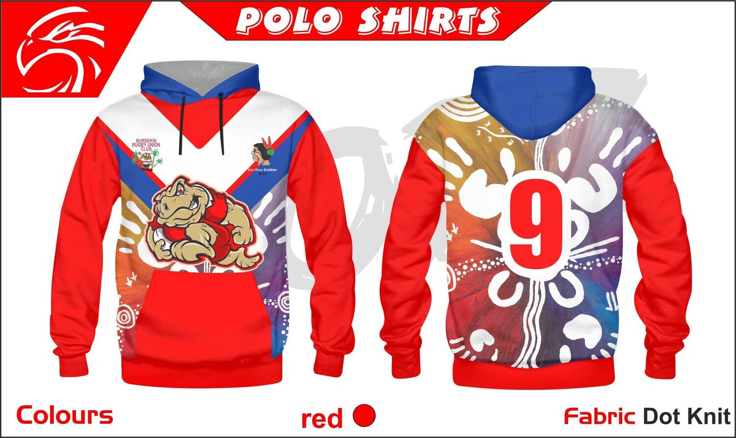 BURDEKIN REDSKINS HOODIE
