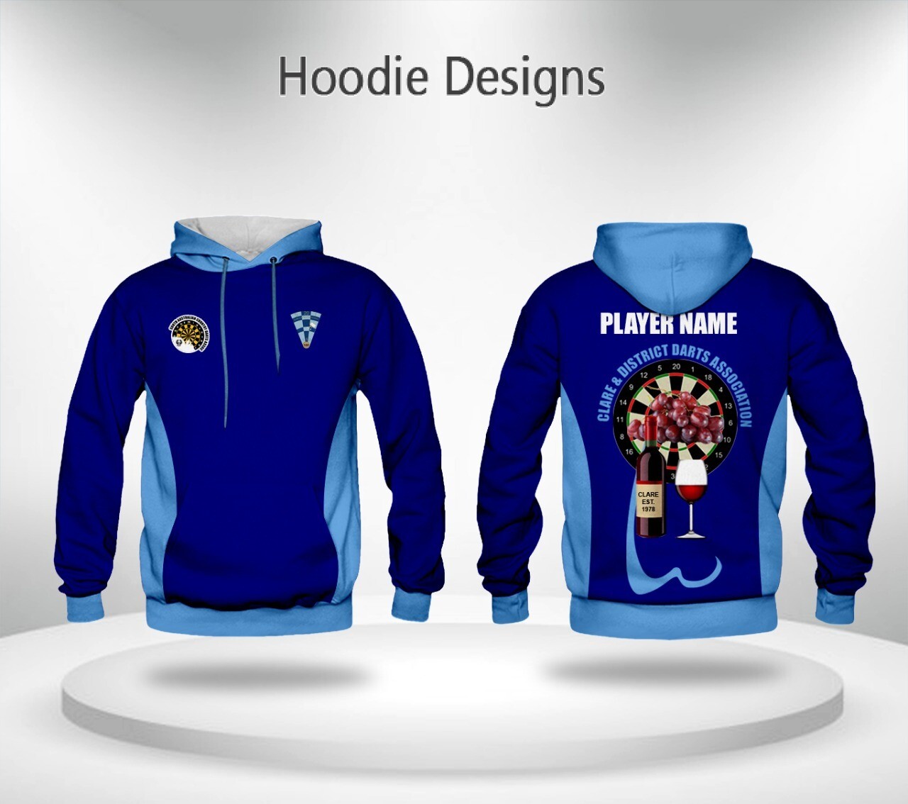 CLARE DARTS HOODIE