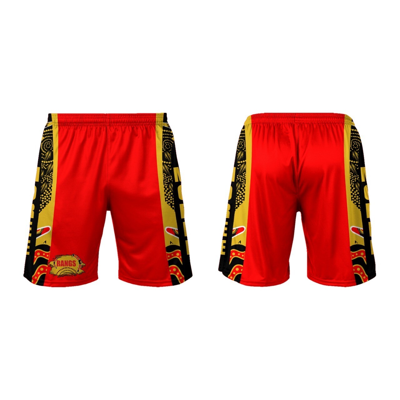 &quot;RANGS&quot; SHORTS RED