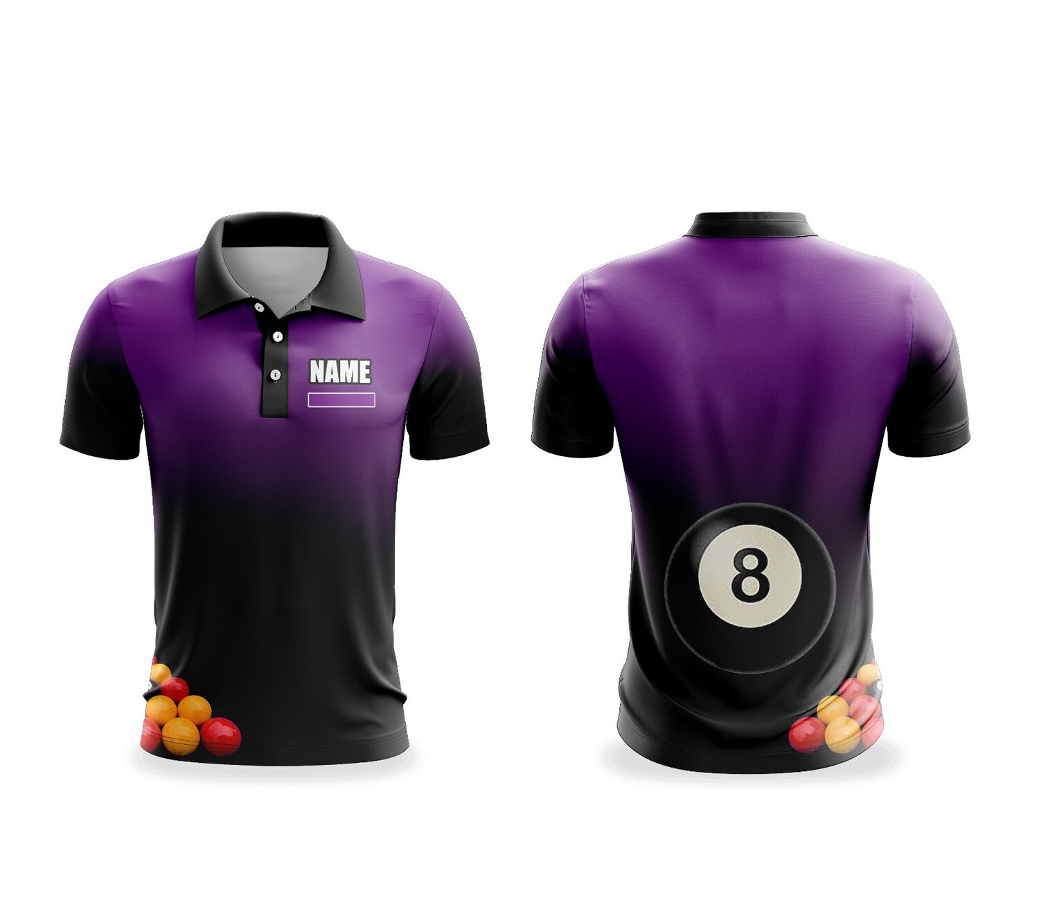 8 BALL PURPLE