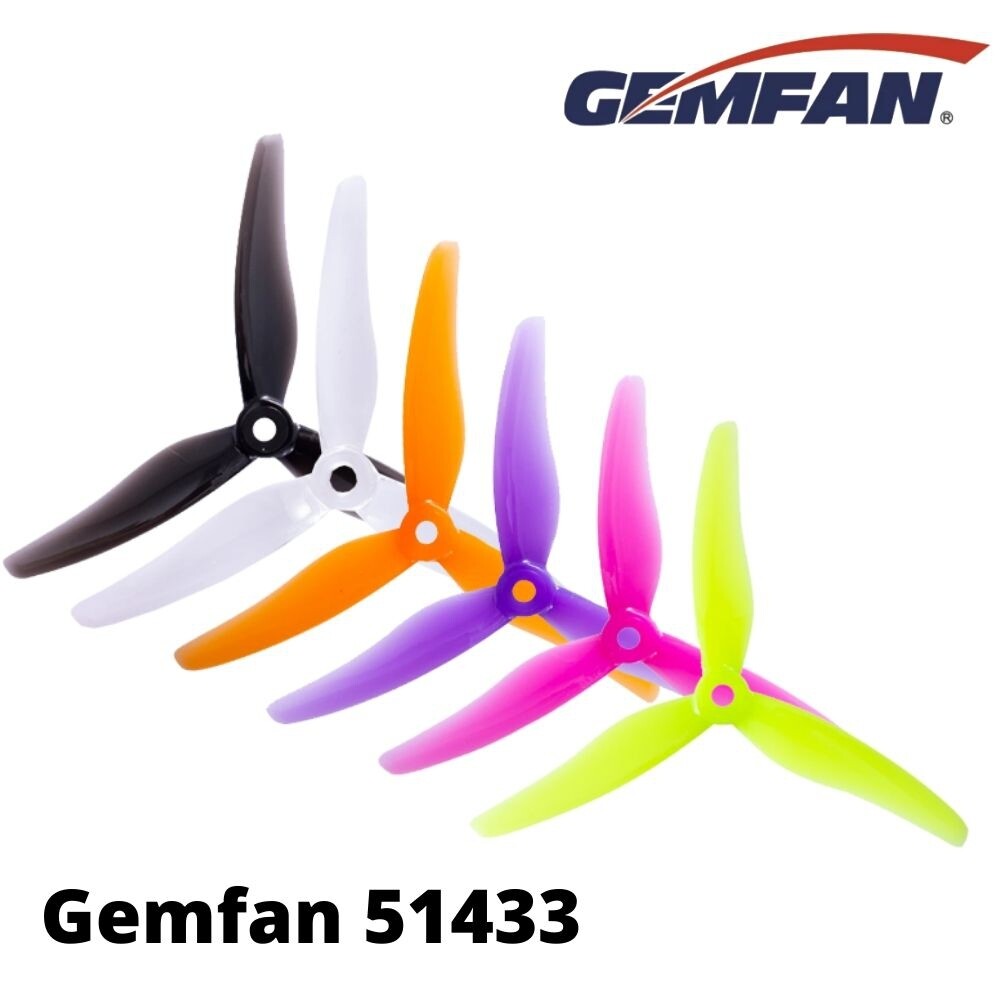 Gemfan Hurricane 51433-3 - Clear Black