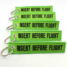 Remove Before Flight Tag (Green)